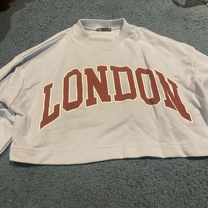 ZARA | London Cropped Long Sleeve Shirt
